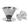 Conjunto Filtro Café Inox 102 + 103 Coador Inox Reutilizável - 1