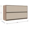Kit Cozinha Planejada Completa Modulada MDF Conjunto 9 Peças 15 Portas Organizadora Marrom Madeira - 7