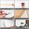 Kit 10 Painel 3d Revestimento de Parede Tijolinho Autocolante Lorben Marrom - 4