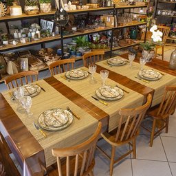 Passadeira para Mesa em Junco 2 Unidades 1,50Mtx45cm Caminho - 2