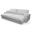 Ver imagem 7 de Sofá Retrátil Reclinável Nairobi 2,18m Bouclê - King House