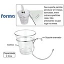 Ver imagem 2 de Balde de Gelo com Suporte para Pendurar em Mesas 4 Litros Garrafas Champanheira Servir Bar Festa