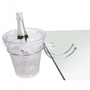 Ver imagem 1 de Balde de Gelo com Suporte para Pendurar em Mesas 4 Litros Garrafas Champanheira Servir Bar Festa