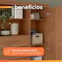 Ver imagem 6 de Cômoda Multiuso 6 Gavetas 1 Porta com Prateleiras Atena