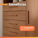 Ver mais imagens de Cômoda Multiuso 6 Gavetas 1 Porta com Prateleiras Atena