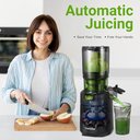 Ver imagem 4 de Amzchef Juicer Automático 5.3'' com Pressão Fria e Motor de 250w (preto)