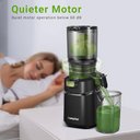 Ver mais imagens de Amzchef Juicer Automático 5.3'' com Pressão Fria e Motor de 250w (preto)