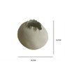 Vaso Organico Decorativo em Ceramica Branco 13,5cm - 3