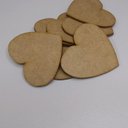 Ver imagem 1 de Coração 7x7 Cortado a Laiser em Mdf Cru Ótimo Acabamento para Pintura