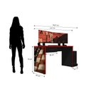 Ver imagem 4 de Mesa Gamer Escrivaninha 1 Gaveta DRX 9000 Móveis Leão