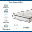 Ver mais imagens de Colchão Casal Mola Ensacada Probel Bari (138x188x32cm)
