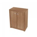 Ver imagem 2 de Conjunto 4 Peças com 1 Mesa em L 1 Balcão 1 Gaveteiro 1 Estante Espresso Móveis