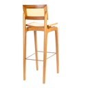 Ver imagem 2 de Banqueta Milão Alta Assento e Encosto em Palhinha Amêndoa