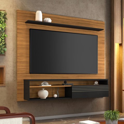 Painel para TV até 60 Polegadas 160CMX159,9cm Nt 1100 Marrom