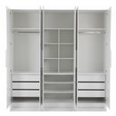 Ver imagem 3 de Guarda-roupa Modular 6 Portas 9 Gavetas 1013 Ilan Branco
