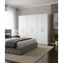 Ver imagem 4 de Guarda-roupa Modular 6 Portas 9 Gavetas 1013 Ilan Branco