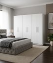Ver imagem 4 de Guarda-roupa Modular 6 Portas 9 Gavetas 1013 Ilan Branco