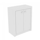 Ver imagem 4 de Conjunto 4 Peças com 1 Mesa 1 Balcão 1 Estante 1 Gaveteiro Espresso Móveis Branco