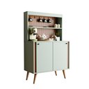 Ver imagem 6 de Aparador Buffet Cantinho do Café Dolce Efeito Ripado com 2 Portas - Movelove