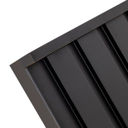 Barra de Acabamento Reta Preto 3x1,2x270cm Casablanca - 4