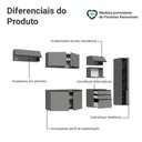 Ver imagem 4 de Armário de Cozinha Completa 300cm Suspensa Cinza Nice Madesa 10