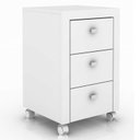 Ver mais imagens de Conjunto 5 Peças com Mesa em L, Armário Alto, Gaveteiro, Estante e Baixo Espresso Móveis Branco