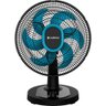 Ventilador de Mesa Cadence Refresh Turbo Pro 6 Pás Preto e Azul vtr420 220v - 1