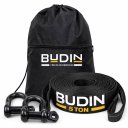 Ver imagem 1 de Cinta Fita Reboque 5t X 10m | Manilha e Bolsa | Budin Jeeps, Camionetes e Carros