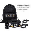 Ver imagem 2 de Cinta Fita Reboque 5t X 10m | Manilha e Bolsa | Budin Jeeps, Camionetes e Carros