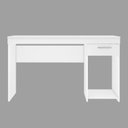 Ver imagem 6 de Escrivaninha Mesa Escritório Office Nt 2070 1 Gaveta 108cm Branco New
