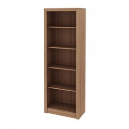 Kit 5 Peças com Mesa para Escritório, Armário Baixo, Armário Alto, Estante e Gaveteiro - 5