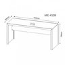 Kit 5 Peças com Mesa para Escritório, Armário Baixo, Armário Alto, Estante e Gaveteiro - 15