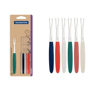 Conjunto Garfo Petisco Inox 6 Peças Ipanema Tramontina