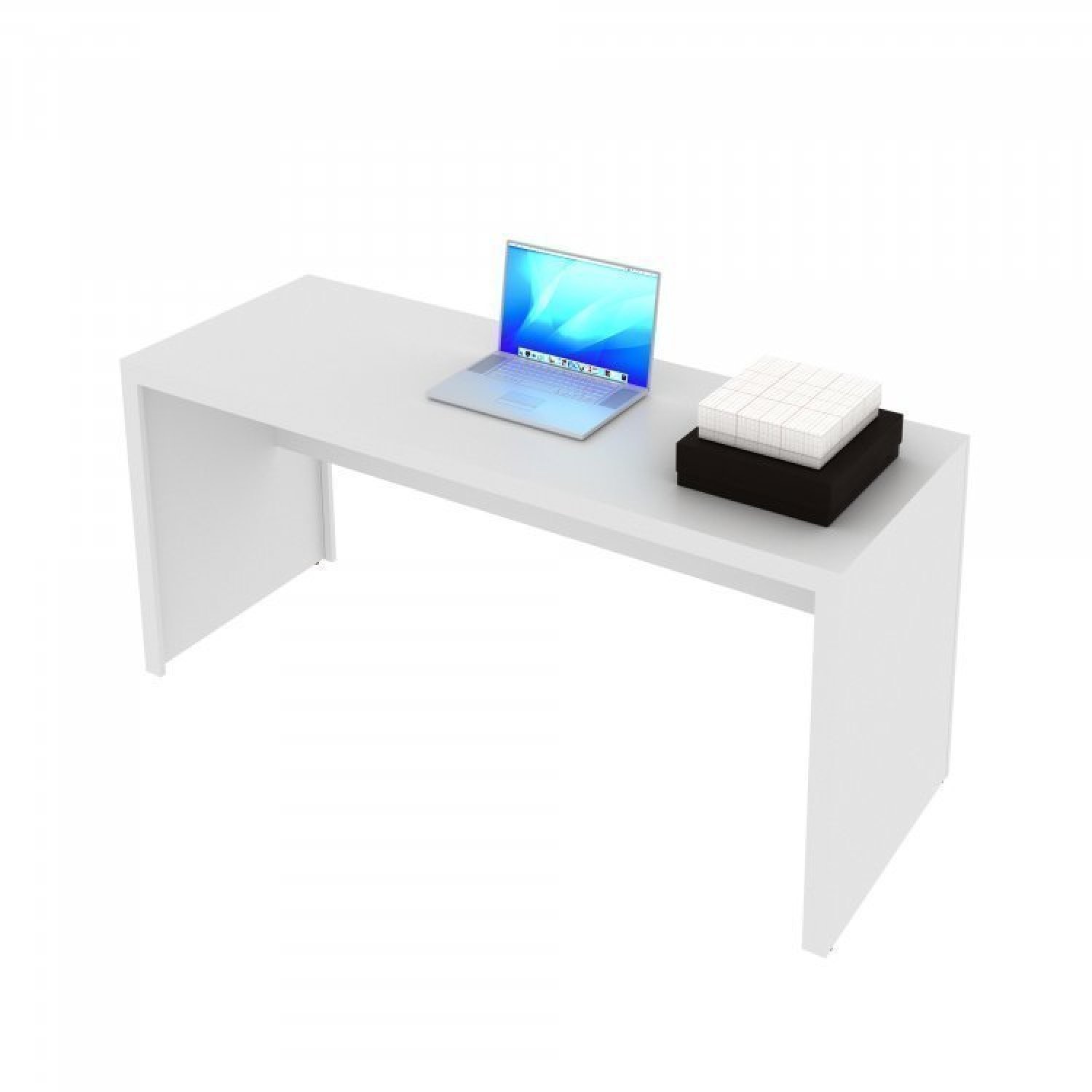 Conjunto Home Office 5 Peças com 1 Mesa 1 Balcão 1 Armário 1 Estante 1 Gaveteiro Espresso Móveis - 16