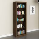Ver mais imagens de Conjunto 5 Peças com Mesa para Escritório, Armário Baixo, Alto, Estante e Gaveteiro Marrom/Nogal