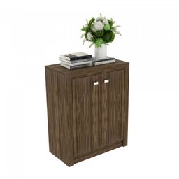 Kit 5 Peças com Mesa para Escritório, Armário Baixo, Armário Alto, Estante e Gaveteiro - 5