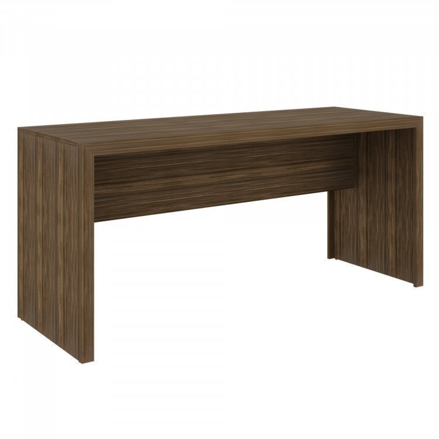 Conjunto Home Office 5 Peças com 1 Mesa 1 Balcão 1 Armário 1 Estante 1 Gaveteiro Espresso Móveis - 18