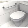 Barra de Apoio em Aço Inox 40cm Banheiro Idoso Deficiente Segurança - 6
