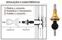 Ver imagem 3 de Reparo Registro Gaveta Deca 3/4 - 280103 Blukit