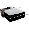 Cama Box Conjugada Casal Molas Ensacadas 49x138x188 - 2