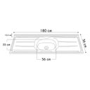 Ver imagem 5 de Armário de Cozinha Cp02 com Pia 180cm Pérola Z34 Branco - Mpozenato