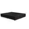 Base Cama Box Baú Queen com Pistão a Gás Bipartido 158x198 Suede:preto - 1