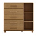 Ver imagem 1 de Conjunto Quarto Ouro: Guarda-roupa 6 Portas, Cama Casal, Cômoda Sapateira e 2 Mesas Cabeceiras Freij