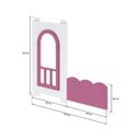 Ver imagem 5 de Cama Montessoriana Casinha com LED e Janela New Garden Casatema MadeiraOriginals Rosa/Marrom