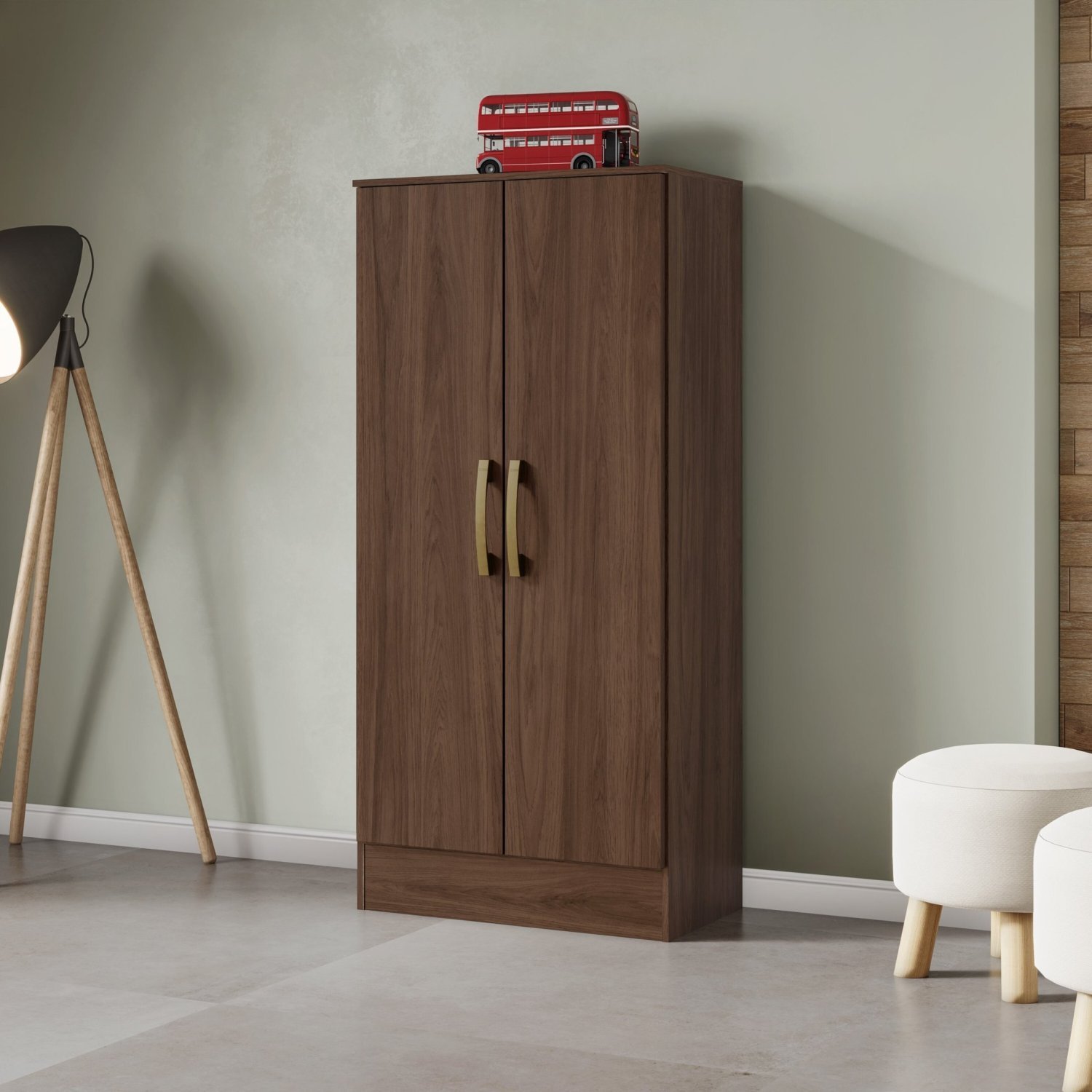 Armário Multiuso 135x34x61cm com 2 Portas Briz | MadeiraMadeira