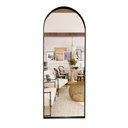 Ver imagem 1 de Espelho Corpo Inteiro Retrô Industrial Mod. Metal 150x60cm - Preto