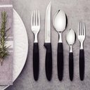 Ver imagem 7 de Caçarola Turim Alumínio Antiaderente 2,8l + Faqueiro Ipanema 30pc + Wok Loreto 3,3l - Tramontina