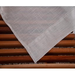 Cortina Linho de Gaze Bege 280x170cm Sala Quarto Janela Fastlar Cortina para Varão - 3