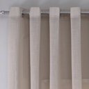 Ver imagem 5 de Cortina Linho de Gaze Bege 280x170cm Sala Quarto Janela Fastlar Cortina para Varão