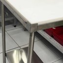 Ver imagem 2 de Mesa de Inox com Tampo de Polietileno 150x65x90cm FRNMP15